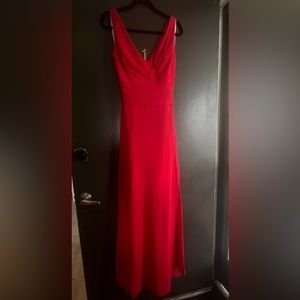 RED bridesmaid dress from JJ House